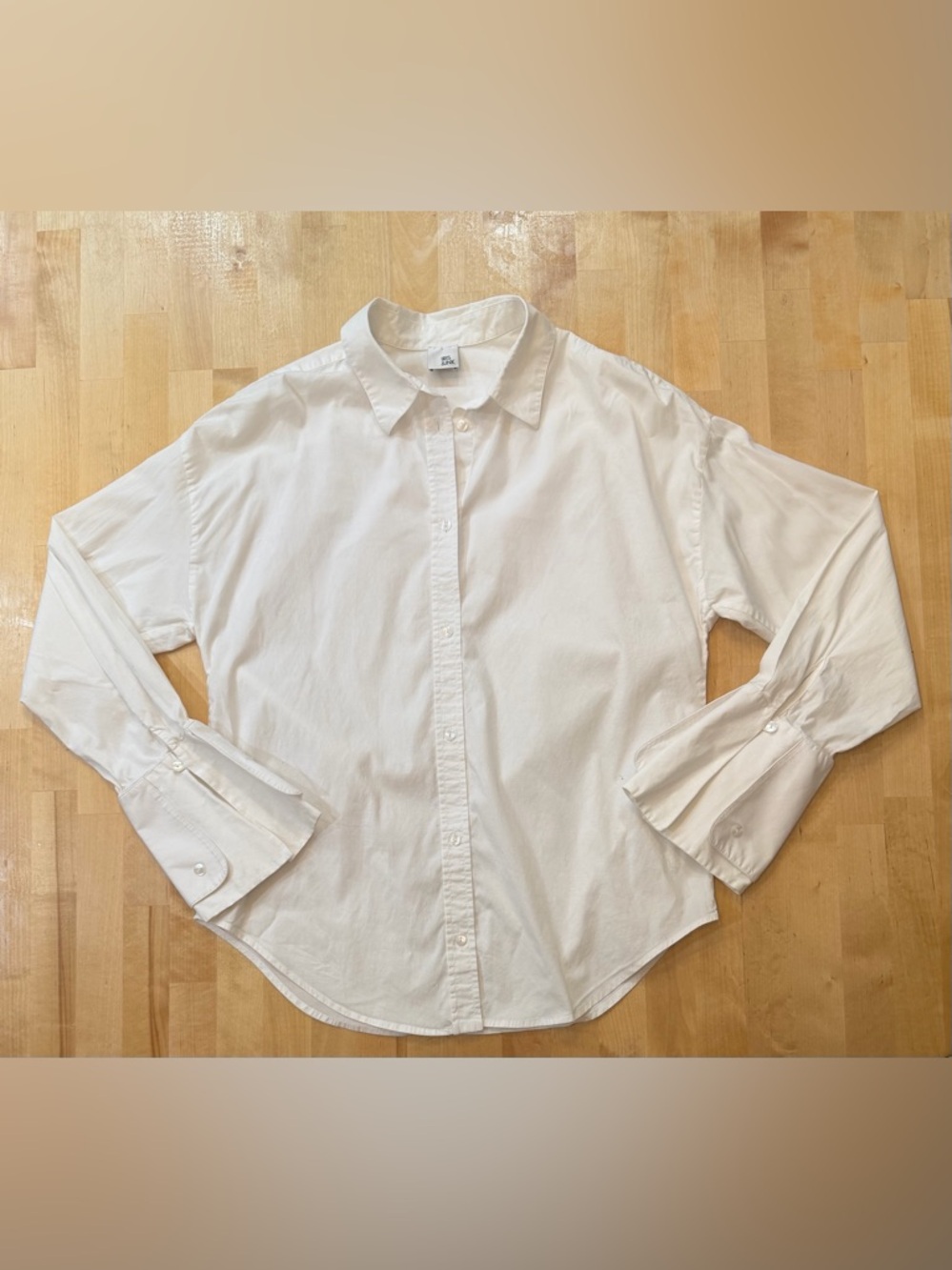 IRIS & INK White Button-Down Shirt